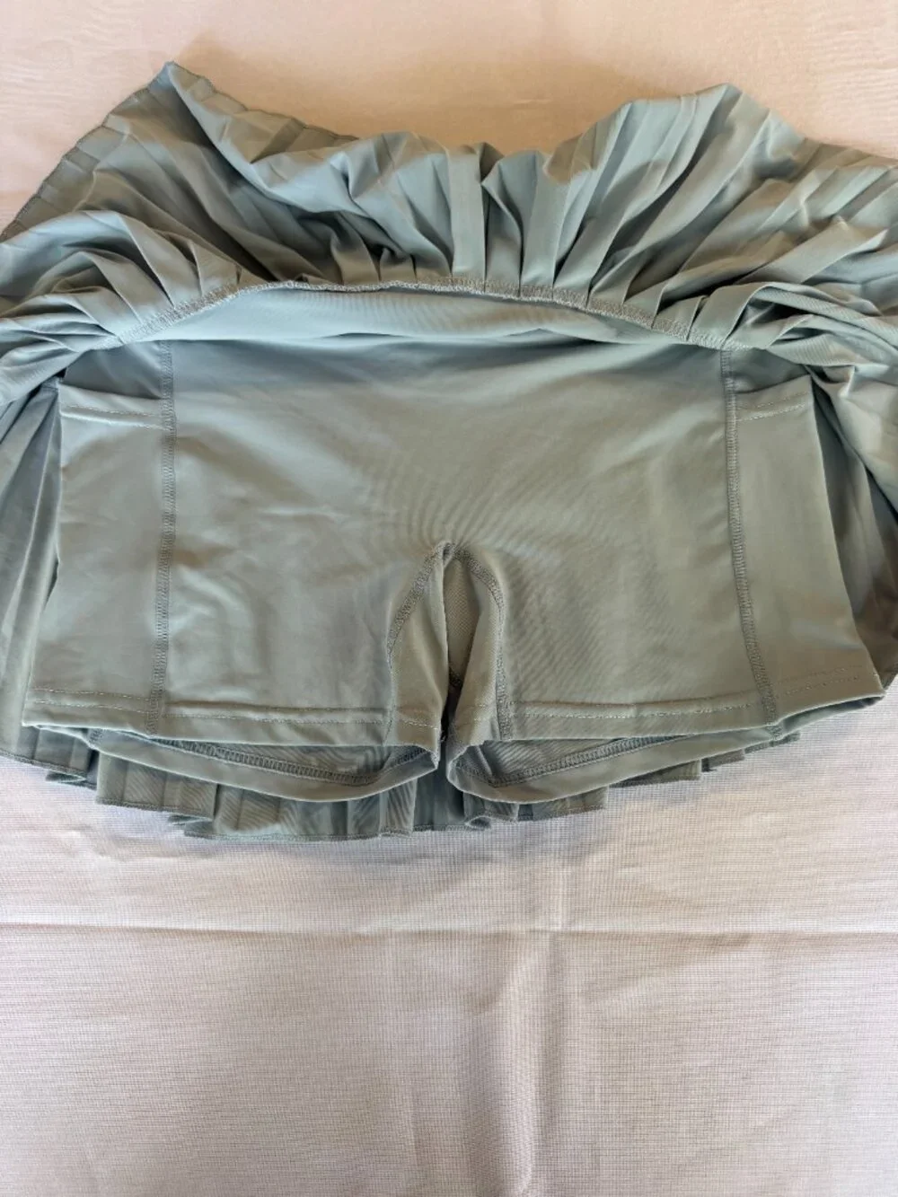 Goldhidge Mini Pleated Tennis Skirt Light Blue Size M